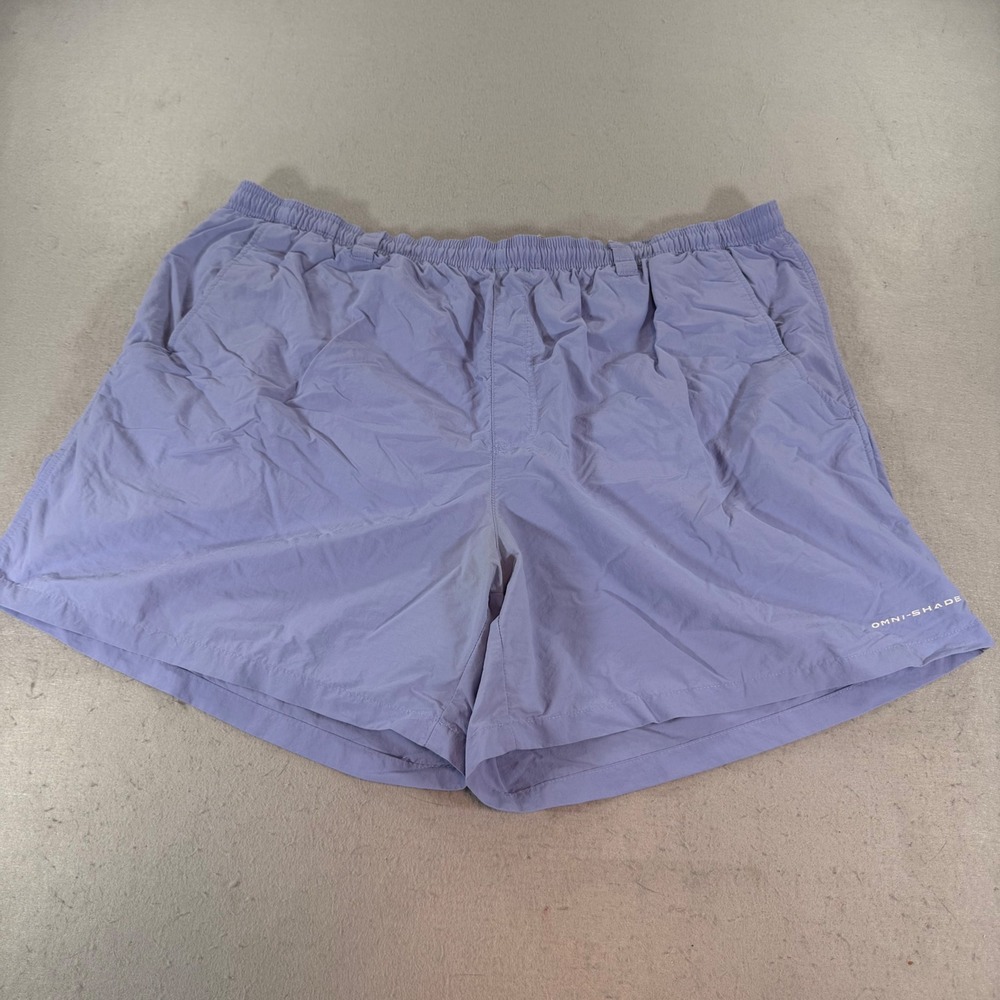 Columbia PFG Backcast III Swim Shorts‎ Purple XXL Omni Shade 6in